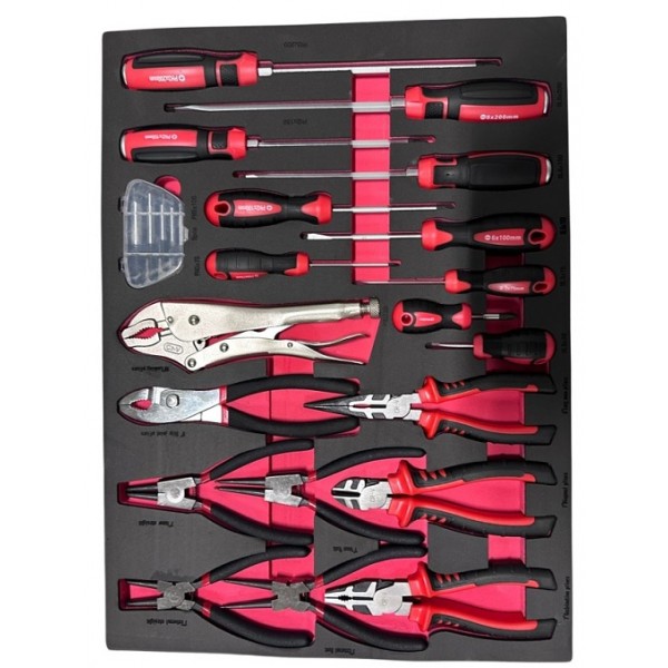 Įrankių spintelė su 7 stalčiais su įrankiais 327VNT.